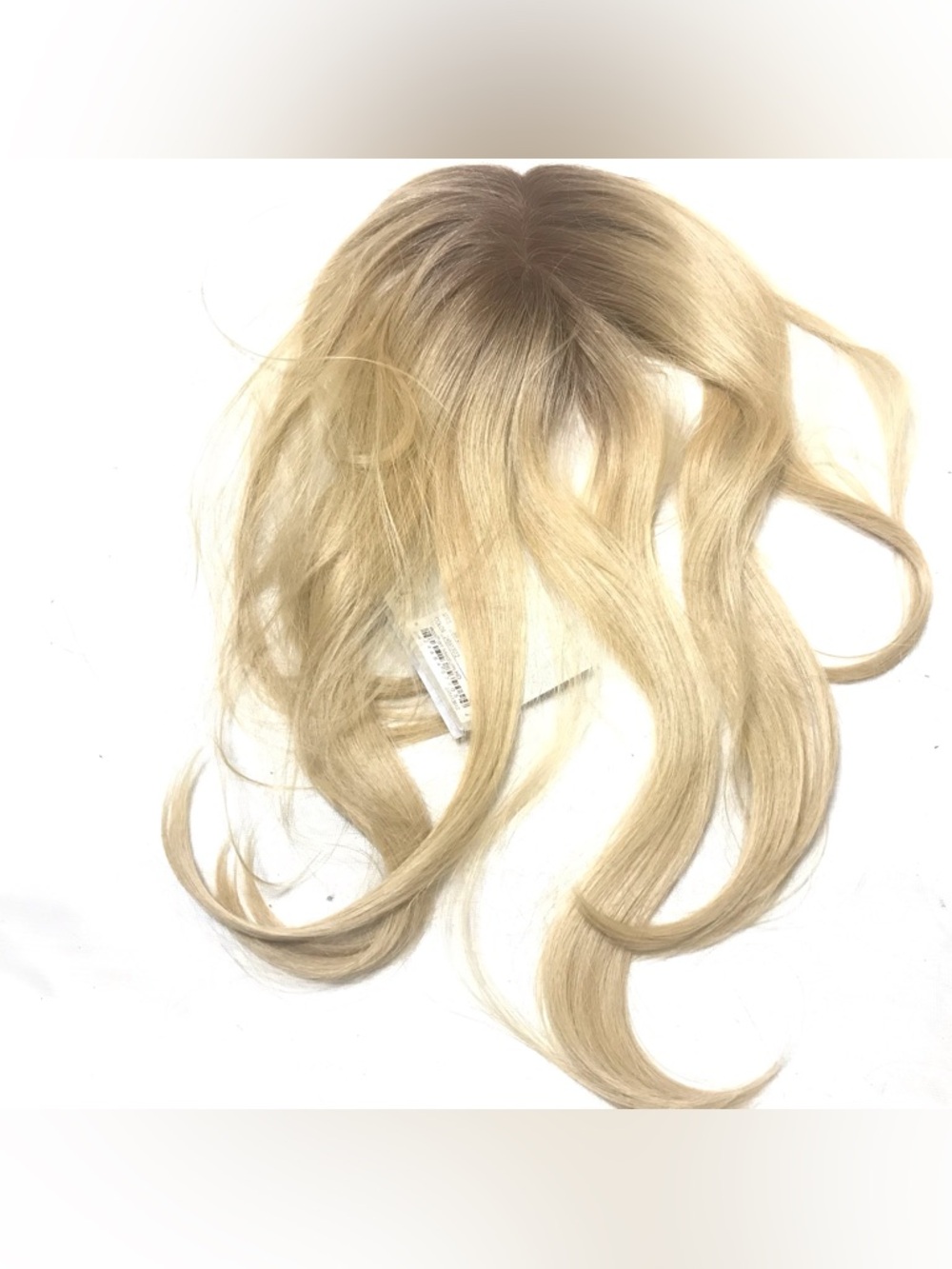 Jon Renau 389 Easipart HD Med 18” Synthetic Hair Topper (mono Top) Blonde